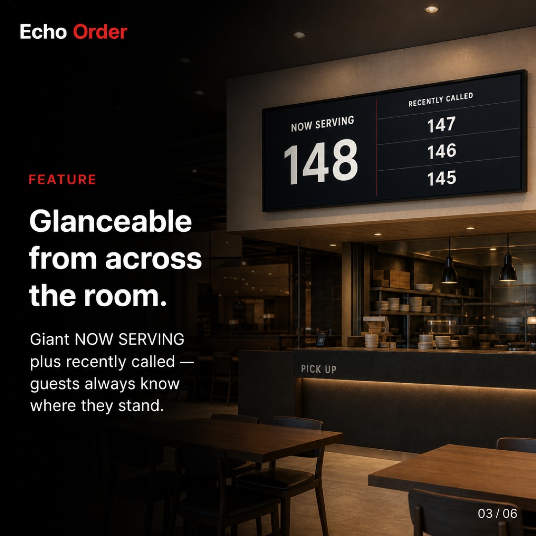Echo Order Announcements System e3
